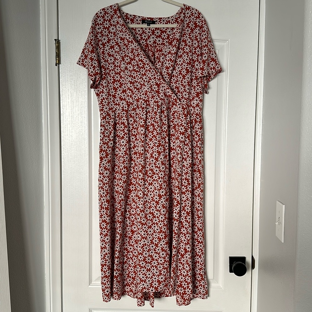 Madewell floral print dress